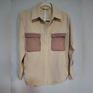 Lululemon Women's Grid Fleece Hiking Shacket Overshirt Size 4